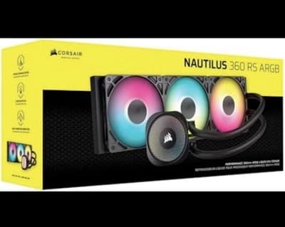 CORSAIR Nautilus 360 RS ARGB Liquid CPU Cooler - Black - Factory Sealed - Thumbnail 11