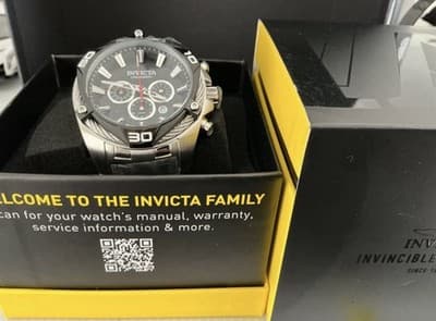 Invicta Men's Watch Bolt Chronograph Silver Stainless Steel Bracelet 38569 - Thumbnail 5