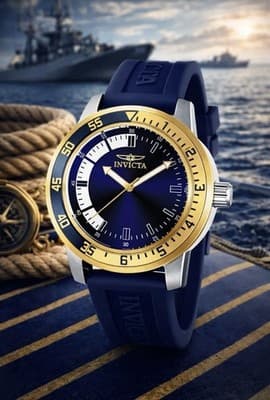 Invicta Specialty Men's Watch - 45mm, Blue Band (12847) MSRP $179 - Image 1