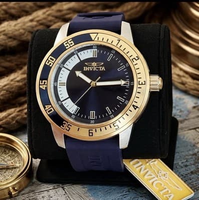 Invicta Specialty Men's Watch - 45mm, Blue Band (12847) MSRP $179 - Thumbnail 4