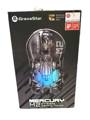 Gravastar Gaming Mouse Mercury M2 Black | OPEN BOX | GET IT FOR CHEAPER 🔥🔥🔥🔥 - Image 1