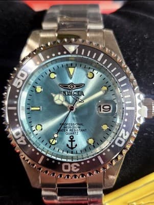 INVICTA Men's 37.5mm Quartz Watch - Steel, Light Blue -NIB- GORGEOUS! 50145 🔥 - Thumbnail 2