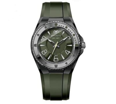 Brand New TechnoMarine Lusso Mare Men's Watch 44mm Olive Green Black TM-225025 - Image 1