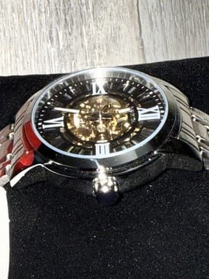 NEW Invicta 69132 Objet D Art 41mm Silver Skeleton Dial Automatic Men's Watch - Thumbnail 9
