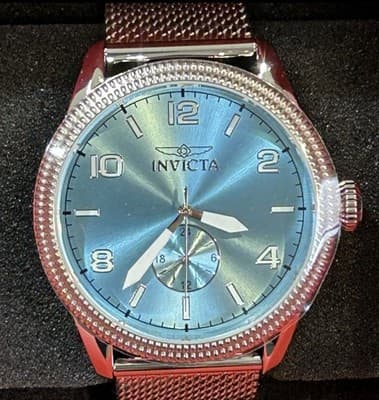Invicta Vintage Men's Watch 44mm Blue, Steel ***Brand NEW in Box*** 48914 - Thumbnail 5