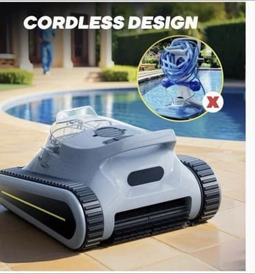 Seauto Robotic Wall Climbing Pool Cleaner Brand New 2024 Model “The Crab" 🔥🔥 - Thumbnail 4