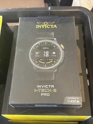 Invicta I-Tech 2 Pro Smartwatch 46mm Black Case Yellow Band GPS ⭐ New - Thumbnail 6