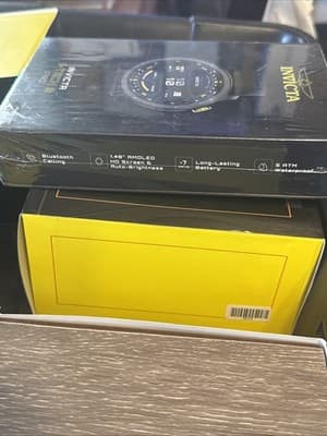 Invicta I-Tech 2 Pro Smartwatch 46mm Black Case Yellow Band GPS ⭐ New - Thumbnail 8