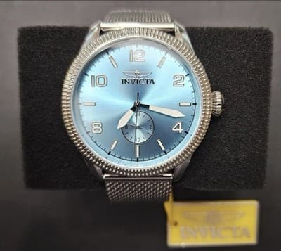 Invicta Vintage Men's Watch 44mm Blue, Steel ***Brand NEW in Box*** 48914 - Thumbnail 2