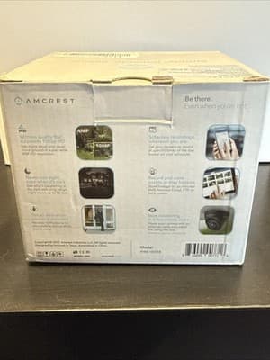 Amcrest 4MP UltraHD POE Security Camera Outdoor Camera Eyeball Dome IP4M-1055EB - Thumbnail 5