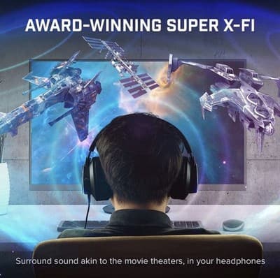 Creative Sound Blaster X1 Hi-Res USB DAC & Headphone Amplifier With Super X-Fi - Thumbnail 3