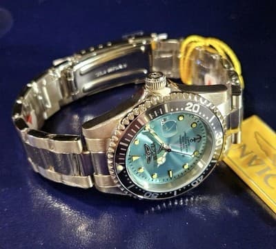 INVICTA Men's 37.5mm Quartz Watch - Steel, Light Blue -NIB- GORGEOUS! 50145 🔥 - Thumbnail 5
