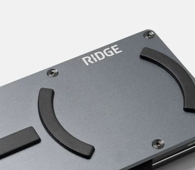 The Ridge Aluminum Magsafe Wallet - Gunmetal AUWAI249103 NEW -Free Fast Shipping - Thumbnail 2