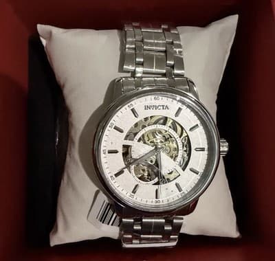Invicta Objet D Art Automatic Men's Watch Skeleton Dial 42.5 mm, Silver 69122 🔥 - Thumbnail 2