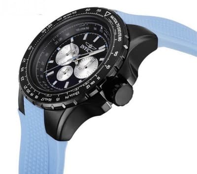 Invicta Aviator Skyshock 50mm Chronograph Men’s Watch Blue Black 39305 New NIB - Thumbnail 3