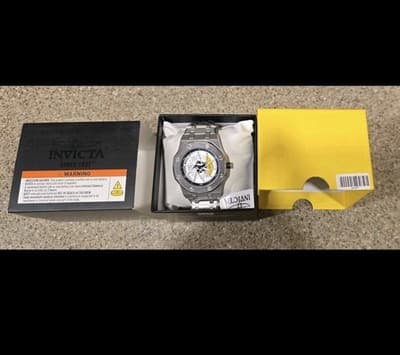 Invicta Men's Speedway Rim Silver Stainless Steel Watch 42mm 69487 - Thumbnail 3