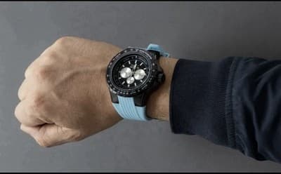 Invicta Aviator Skyshock 50mm Chronograph Men’s Watch Blue Black 39305 New NIB - Thumbnail 5