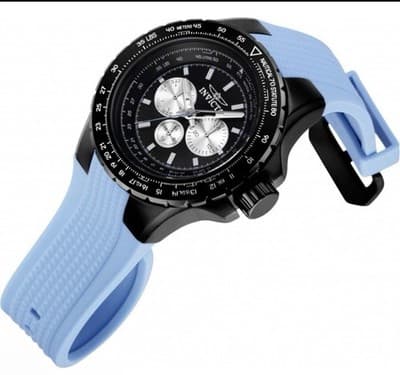 Invicta Aviator Skyshock 50mm Chronograph Men’s Watch Blue Black 39305 New NIB - Thumbnail 2
