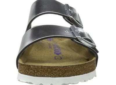 BIRKENSTOCK ARIZONA - SIZE: WOMEN 11 / MEN 9 / 42 - METALLIC SILVER - Thumbnail 2