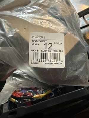 REEF PHANTOM 2 MENS SANDAL SIZE 12 BLACK - Thumbnail 4