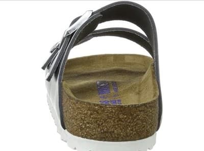 BIRKENSTOCK ARIZONA - SIZE: WOMEN 11 / MEN 9 / 42 - METALLIC SILVER - Thumbnail 3