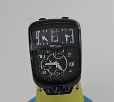 New Invicta S1 Rally 29709 Men’s Watch Quartz 42mm Black Mother of Pearl Dial - Thumbnail 2