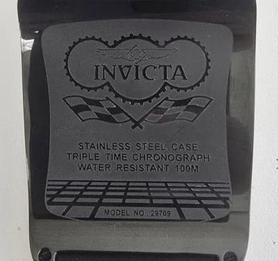 New Invicta S1 Rally 29709 Men’s Watch Quartz 42mm Black Mother of Pearl Dial - Thumbnail 9