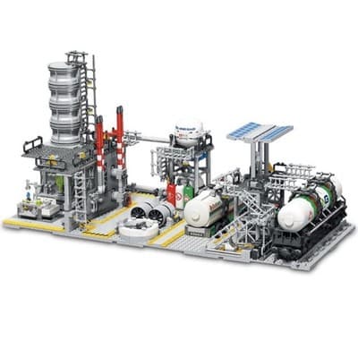 MISINI Architecture M6014 City Chemical Plant Building Set - OPEN BOX - $179MSRP - Image 1
