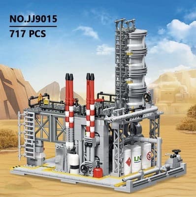 MISINI Architecture M6014 City Chemical Plant Building Set - OPEN BOX - $179MSRP - Thumbnail 7