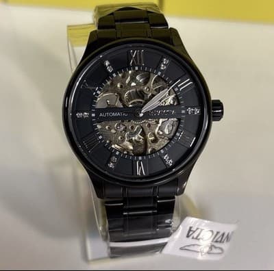 Invicta Objet D Art Automatic Men's Watch w/ Skeleton Dial 41mm Black NEW 69505 - Thumbnail 3