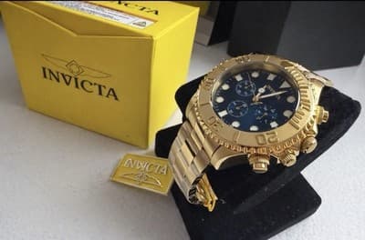 Invicta Grand Diver Men's Watch - 47mm. Gold (36974) - Thumbnail 2