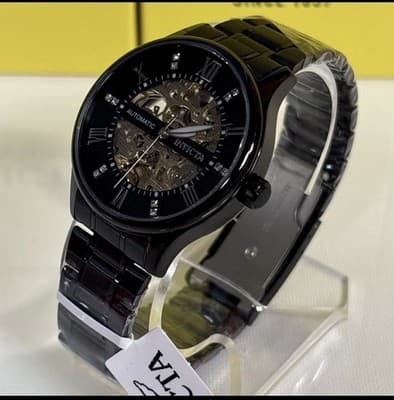 Invicta Objet D Art Automatic Men's Watch w/ Skeleton Dial 41mm Black NEW 69505 - Thumbnail 5