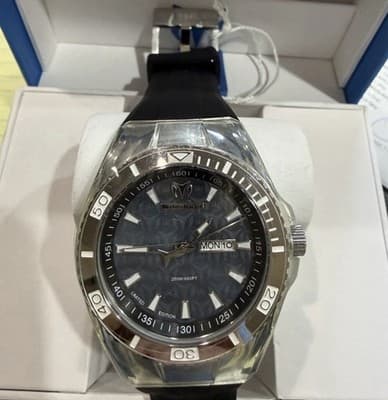 TechnoMarine Cruise Monogram Men’s Watch – 45mm | Black | Model TM-115372 🔥🔥 - Thumbnail 4