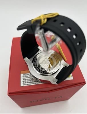 Invicta Pro Diver 52mm Stainless Steel Case with Black Silicone Strap 17916 - Thumbnail 6