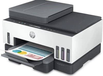 HP Smart Tank 7302 (7301 W/More Ink)Wireless All-In-One Supertank Inkjet Printer - Thumbnail 4
