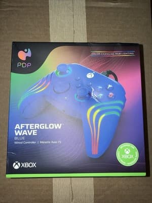PDP Afterglow Wave LED Wired Controller for Xbox Series X|S Xbox One Windows 11 - Image 1