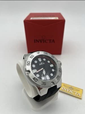 Invicta Pro Diver 52mm Stainless Steel Case with Black Silicone Strap 17916 - Thumbnail 3