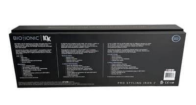 Bio Ionic 10X Pro Styling Iron 1" Nano Ionic-with Vibrating Plates Brand New - Thumbnail 9