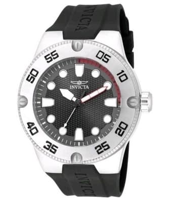 Invicta Pro Diver 52mm Stainless Steel Case with Black Silicone Strap 17916 - Image 1