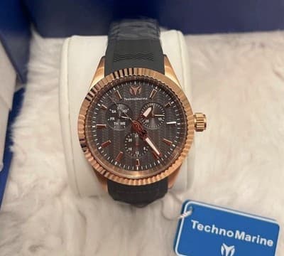 **NEW**TechnoMarine Sea Dream Men's 42mm Rose Gold Watch TM-719028 Rare - Thumbnail 2