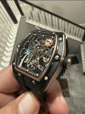 🔥🔥 RARE!!! Invicta S1 Rally Radian Prism AUTO SKELETON watch 42mm Black 69592 - Image 1
