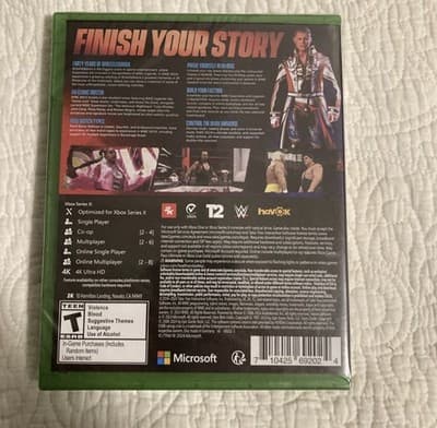 WWE 2K24 2024 (Xbox Series X / Xbox One) NEW SEALED - Thumbnail 2