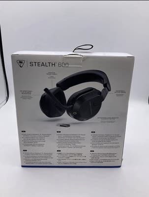 Turtle Beach Stealth 600 Wireless Gaming Headset for PlayStation, PS5, PS4 BNIB! - Thumbnail 3