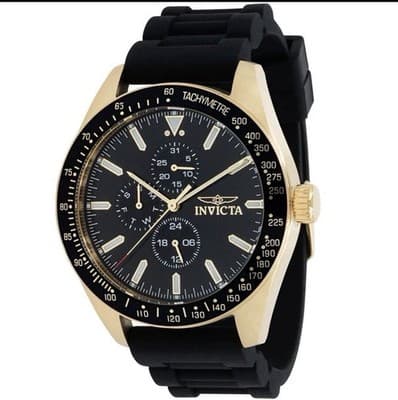 Invicta Men's 38404 Aviator Quartz Multifunction Black Dial Watch BRAND NEW 🔥🔥 - Image 1