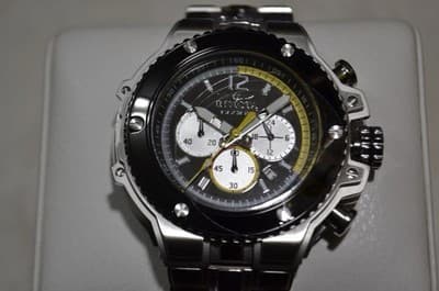 NEW 56mm INVICTA RACING CHRONOGRAPH SILVER-BLACK 48316 WATCH MSRP $519!!! 🔥🔥🔥 - Thumbnail 2