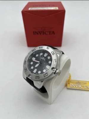 Invicta Pro Diver 52mm Stainless Steel Case with Black Silicone Strap 17916 - Thumbnail 4