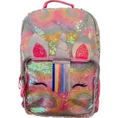 Cat & Jack Kids 16” Flip Sequin Unicornio Backpack NEW WITH TAGS-BACK TO SCHOOL - Thumbnail 4