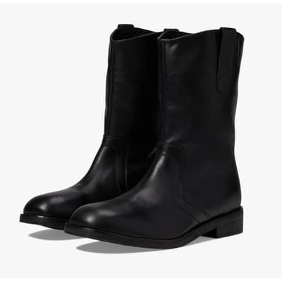 Free People Easton Equestrian Ankle Boot Black Leather Upper Size 9 US 40 EU NIB - Image 1
