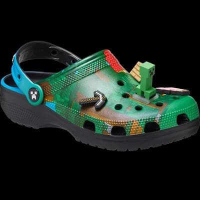 Boy's Casual Shoes Crocs Minecraft Classic Clog C12 BRAND NEW WITH ORIGNAL TAGS - Thumbnail 4