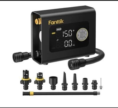 Fanttik S300 Cross Air Inflator Max 75 PSI with Light and Power Bank - Thumbnail 4